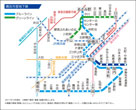 横浜地下鉄路線図